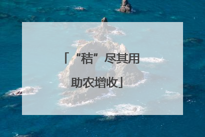 “秸”尽其用 助农增收