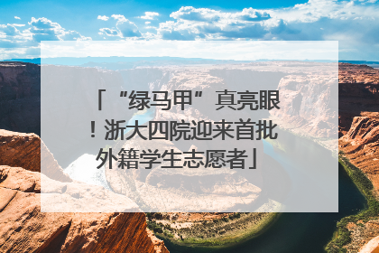 “绿马甲”真亮眼！浙大四院迎来首批外籍学生志愿者