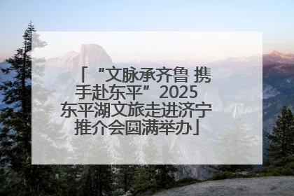 “文脉承齐鲁 携手赴东平”2025东平湖文旅走进济宁推介会圆满举办