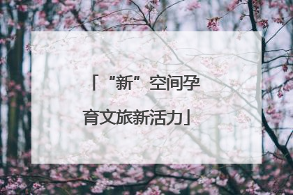 “新”空间孕育文旅新活力