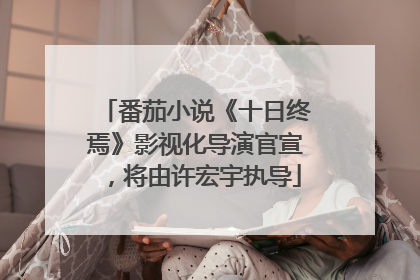 番茄小说《十日终焉》影视化导演官宣，将由许宏宇执导