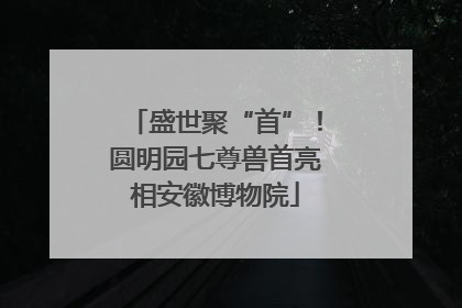 盛世聚“首”！圆明园七尊兽首亮相安徽博物院