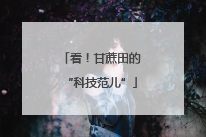看！甘蔗田的“科技范儿”