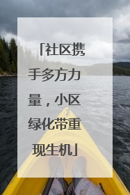 社区携手多方力量，小区绿化带重现生机