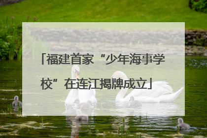 福建首家“少年海事学校”在连江揭牌成立