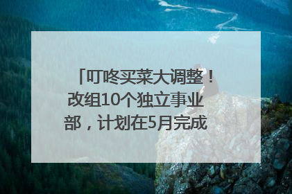 叮咚买菜大调整！改组10个独立事业部，计划在5月完成App端全面改版