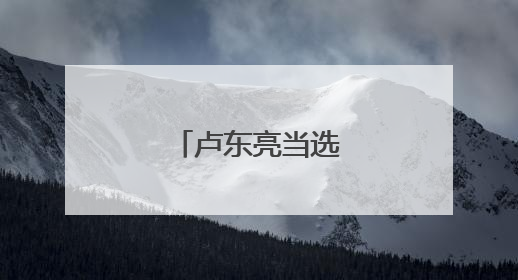 卢东亮当选山西省省长
