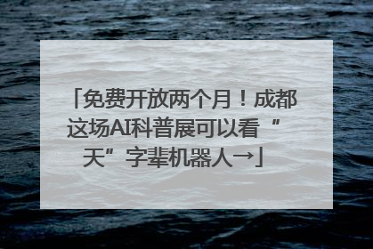 免费开放两个月！成都这场AI科普展可以看“天”字辈机器人→