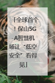 全球首个！保山5G-A智慧机场让“低空安全”看得见