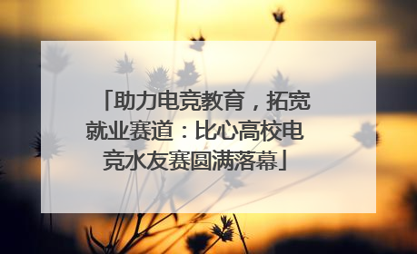 助力电竞教育，拓宽就业赛道：比心高校电竞水友赛圆满落幕