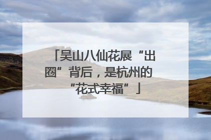 吴山八仙花展“出圈”背后，是杭州的“花式幸福”