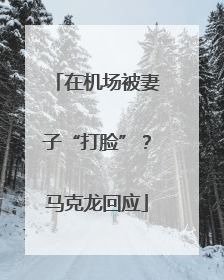 在机场被妻子“打脸”？马克龙回应