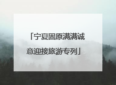 宁夏固原满满诚意迎接旅游专列