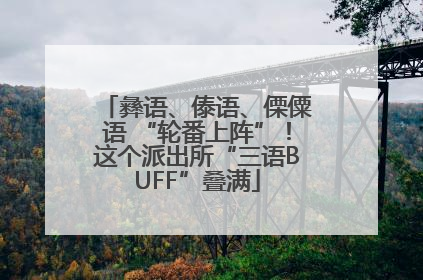 彝语、傣语、傈僳语 “轮番上阵”！这个派出所“三语BUFF”叠满