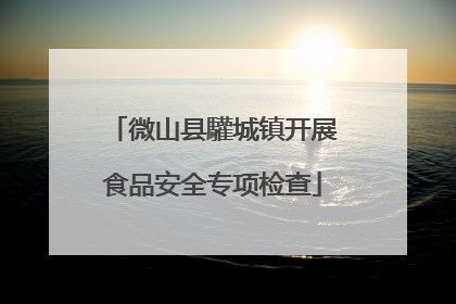 微山县驩城镇开展食品安全专项检查