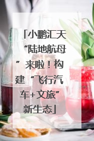小鹏汇天“陆地航母”来啦！构建“飞行汽车+文旅”新生态