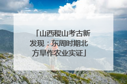 山西稷山考古新发现：东周时期北方旱作农业实证