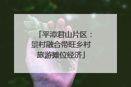 平潭君山片区：景村融合带旺乡村旅游摊位经济