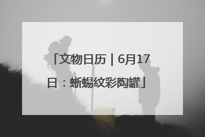 文物日历｜6月17日：蜥蜴纹彩陶罐