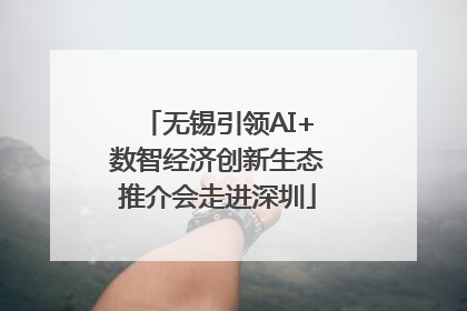 无锡引领AI+数智经济创新生态推介会走进深圳