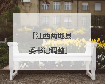 江西两地县委书记调整