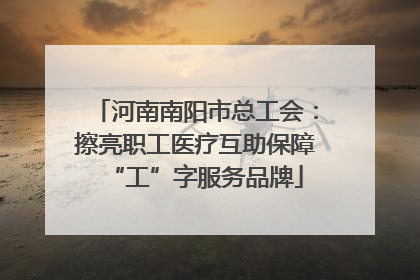 河南南阳市总工会：擦亮职工医疗互助保障“工”字服务品牌