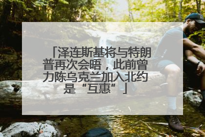 泽连斯基将与特朗普再次会晤，此前曾力陈乌克兰加入北约是“互惠”