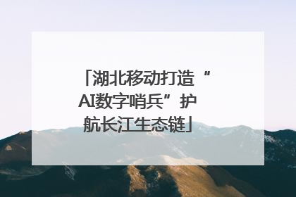 湖北移动打造“AI数字哨兵”护航长江生态链