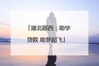 湖北郧西：助学贷款 助梦起飞