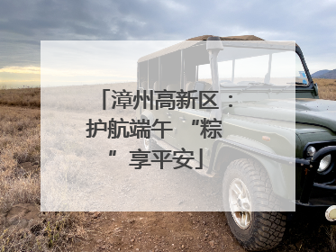 漳州高新区：护航端午 “粽”享平安