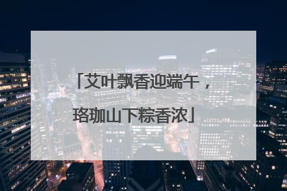 艾叶飘香迎端午，珞珈山下粽香浓
