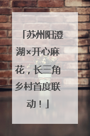 苏州阳澄湖×开心麻花，长三角乡村首度联动！