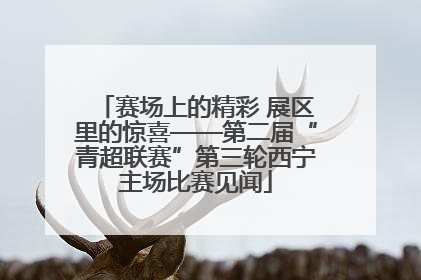 赛场上的精彩 展区里的惊喜——第二届“青超联赛”第三轮西宁主场比赛见闻