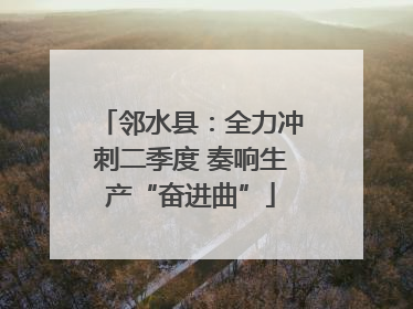 邻水县：全力冲刺二季度 奏响生产“奋进曲”