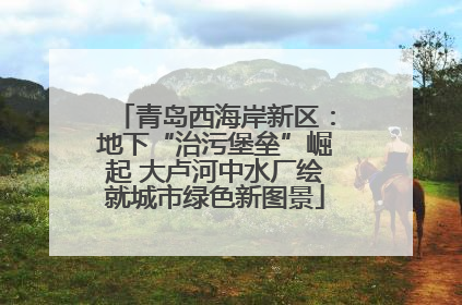 青岛西海岸新区：地下“治污堡垒”崛起 大卢河中水厂绘就城市绿色新图景