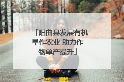 阳曲县发展有机旱作农业 助力作物单产提升