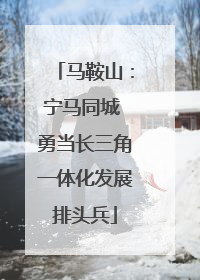 马鞍山：宁马同城 勇当长三角一体化发展排头兵