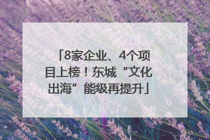 8家企业、4个项目上榜！东城“文化出海”能级再提升